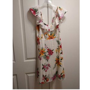 Old Navy Floral Print Midi Dress